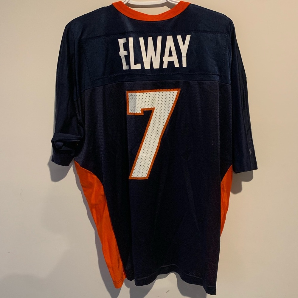 90s Vtg Champion NFL Broncos Elway Football Jersey